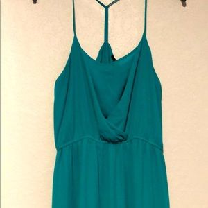Teal maxi dress